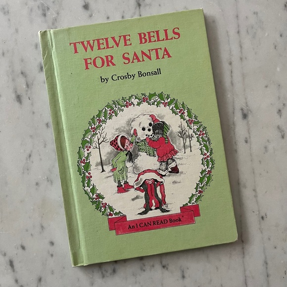 Vintage 1977 Twelve Bells for Santa by Crosby Bonsall Hardcover - Picture 1 of 8